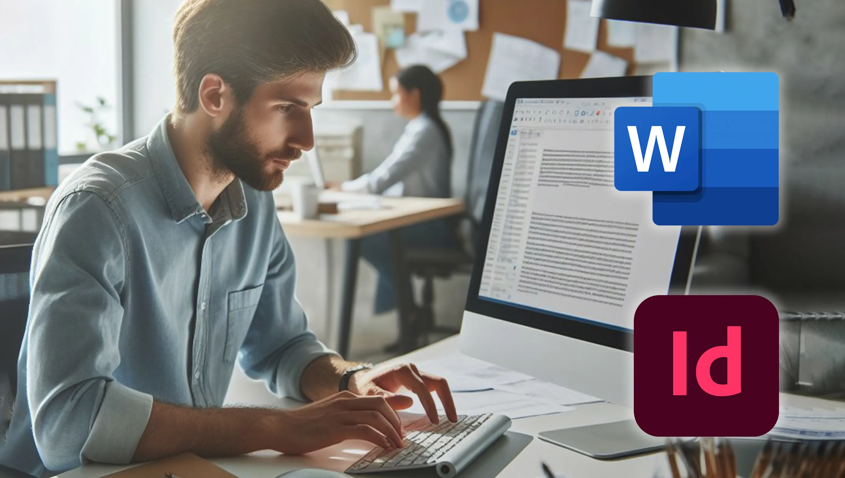 Briefpapier Vorlagen in Word und inDesign Titel