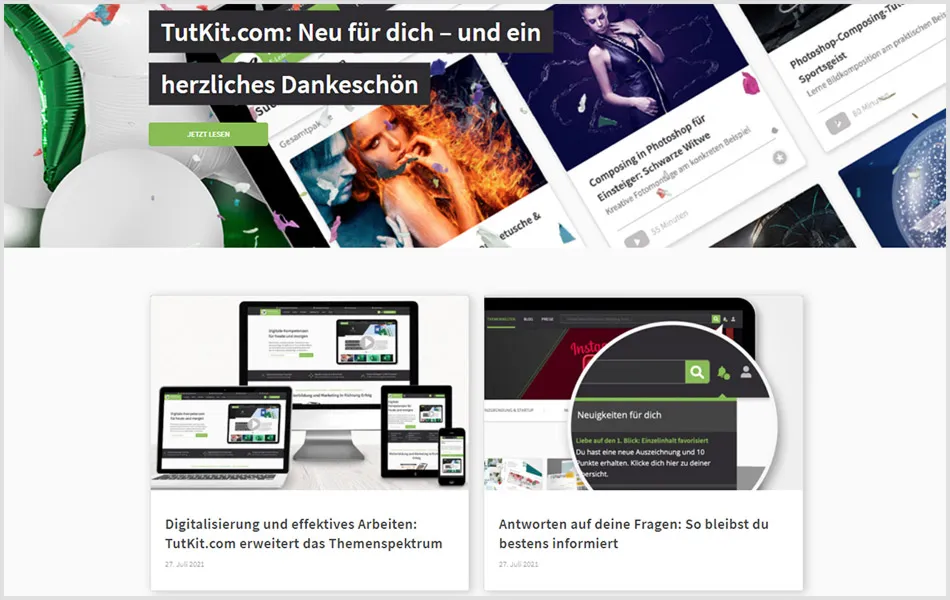 Blog-Beiträge auf TutKit.com Blog-Beiträge auf TutKit.com