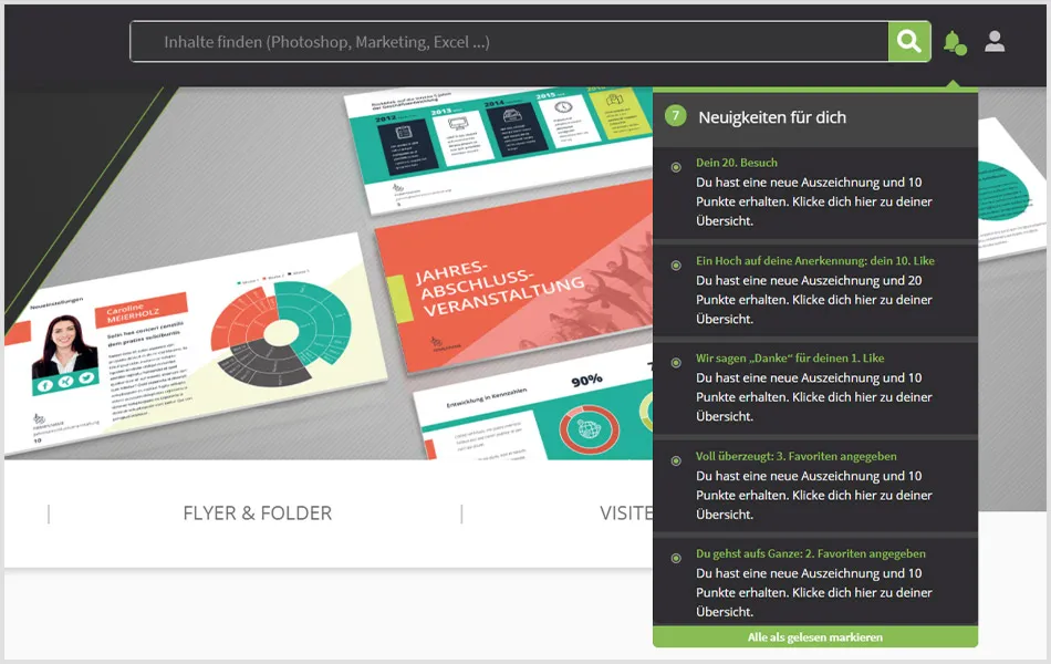Glockensymbol für Benachrichtigungen auf TutKit.com Glockensymbol für Benachrichtigungen auf TutKit.com