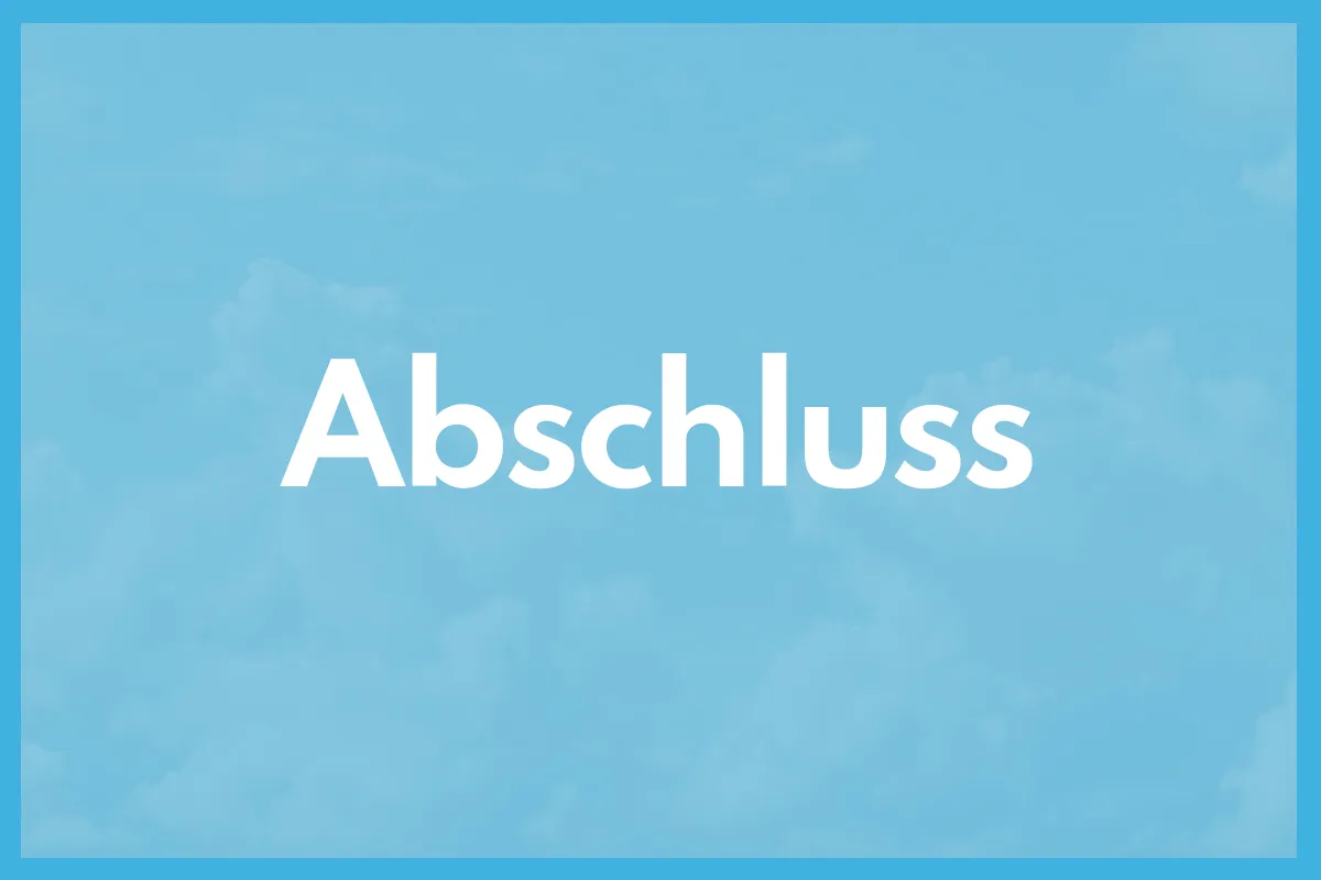Telegram-Newsletter 9.2 | Abschluss