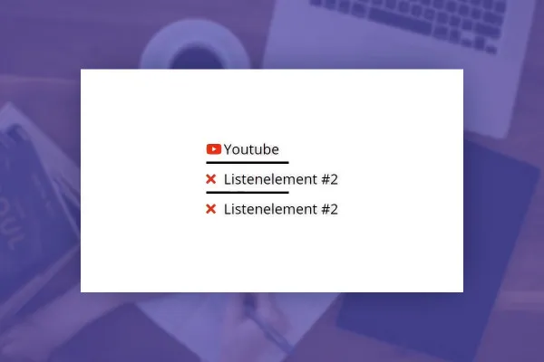 Elementor für WordPress: 15.6 | Icon Liste