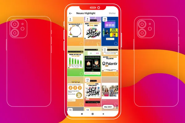 Instagram-Marketing: 9.10 | Highlights hinzufügen