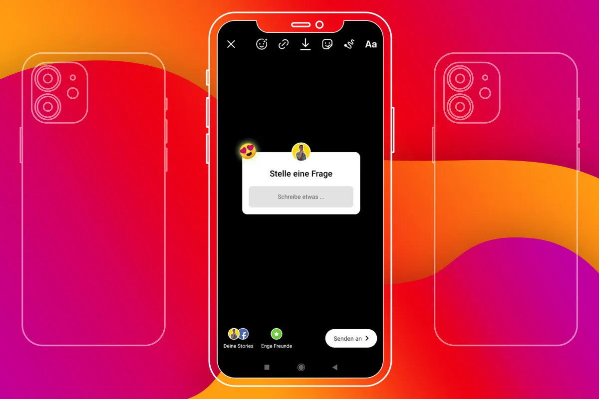 Instagram-Marketing: 10.5 | Story Hacks 5 – Leuchtende Emojis