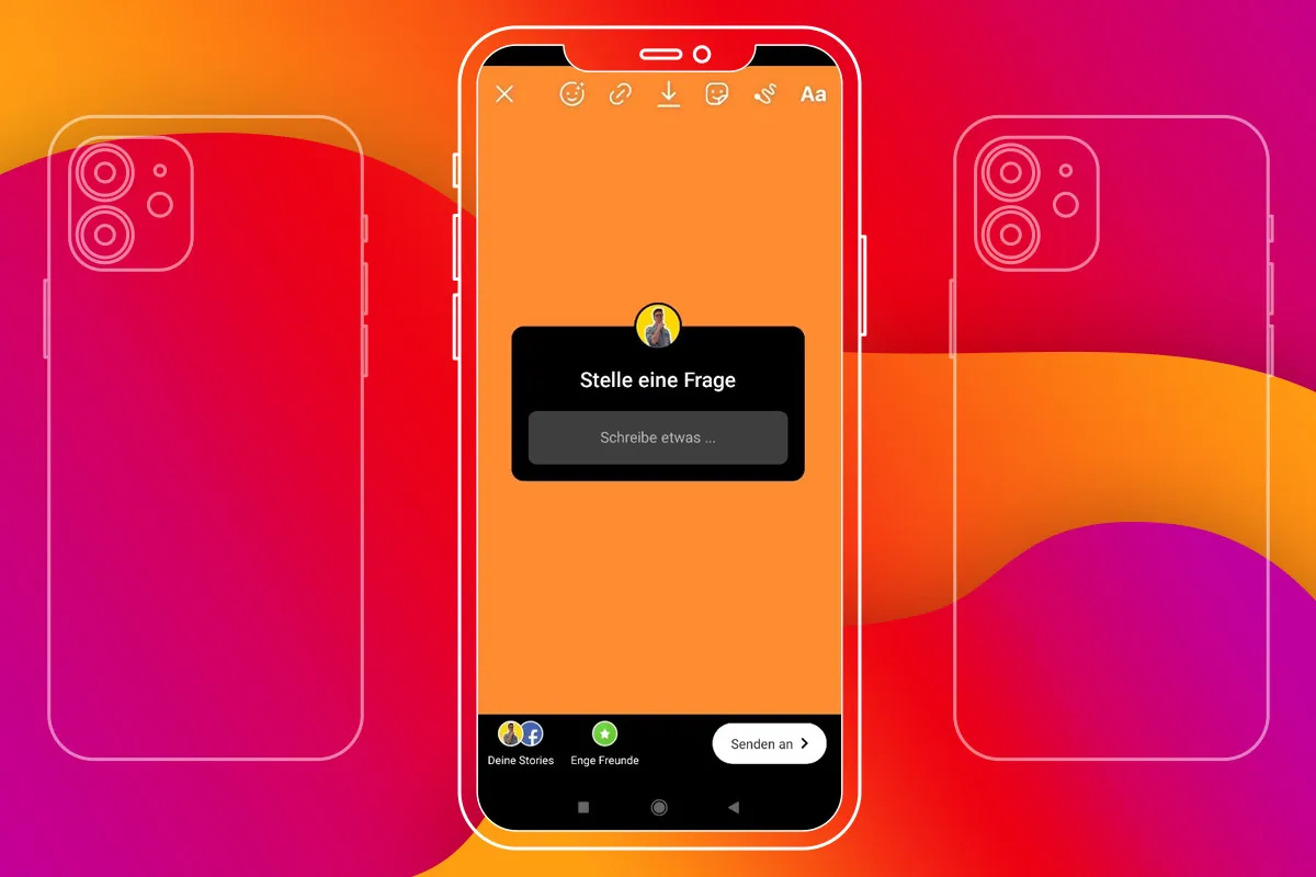 Instagram-Marketing: 10.1 | Story Hacks 1 – einfärbiger Hintergrund echt