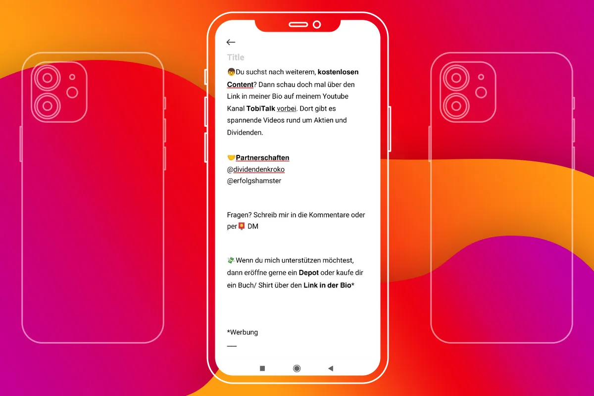 Instagram-Marketing: 20.4 | Textvorlagen mit Call-to-Action