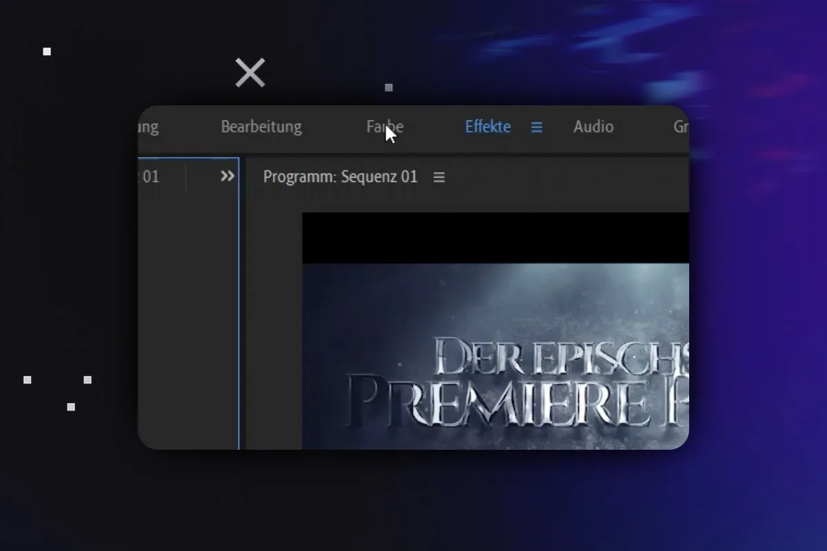 Premiere Pro-Tutorial: 1.3 | Das erwartet dich im Kurs: Struktur