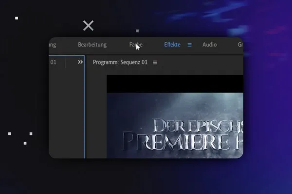 Premiere Pro-Tutorial: 1.3 | Das erwartet dich im Kurs: Struktur