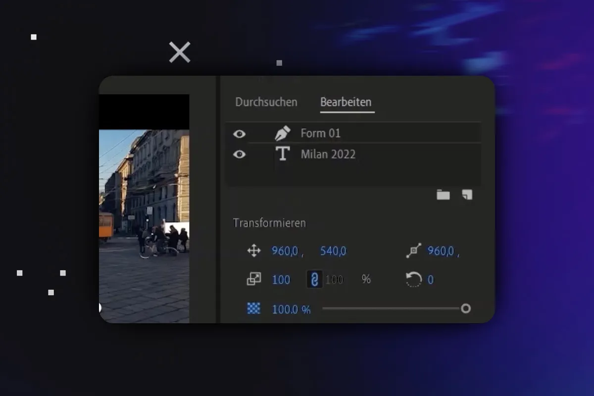 Premiere Pro-Tutorial: 3.5 | Text- und Formoptionen