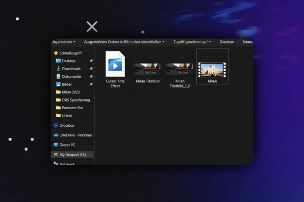 Premiere Pro-Tutorial: 3.11 | Videodatei exportieren: MOV