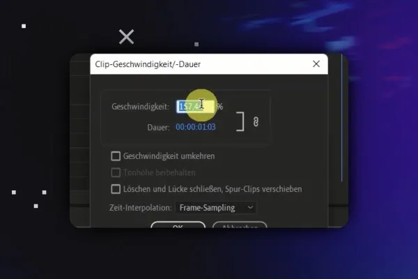 Premiere Pro-Tutorial: 4.7 | Time Remapping / Speed Ramping erklärt