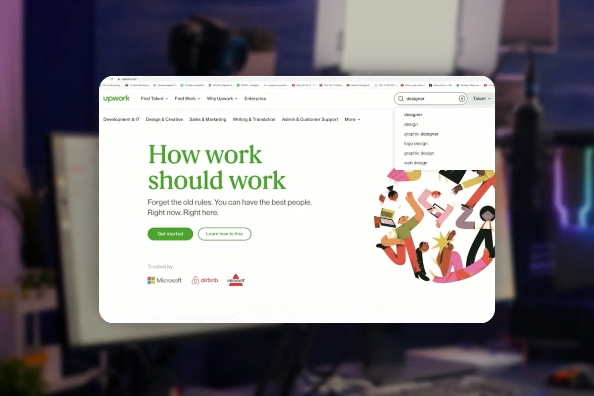Livestreaming-Tutorial: 9.5 | Designer für Merch-Produkte finden über Upwork