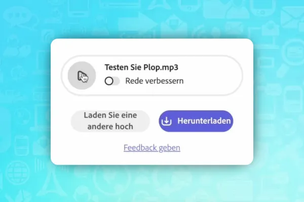 KI für Audio: 2.6 | Adobe Podcast – nie wieder Störgeräusche