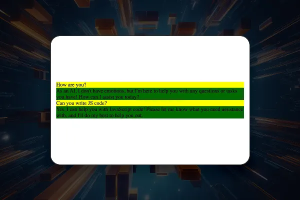 OpenAI-API: 3.10 | Chatverlauf aufhübschen