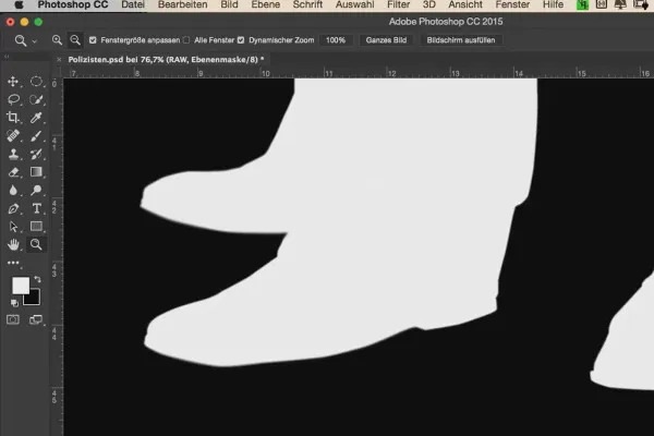 Der Krimilook – Workflow in Photoshop – 06 Schärfe-Anpassungen