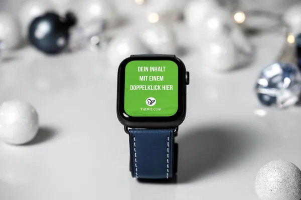 Photoshop-Mockup-Vorlage für eine Uhr, Apple Watch – Version 5