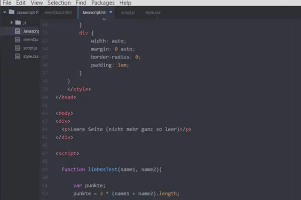 Das ultimative Training für JavaScript und jQuery – 2.1 Funktionen mit mehreren Parametern