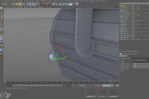 Cinema 4D für Einsteiger – 3D-Praxis: 6.12 Schraube