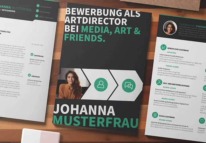Backend Developer: Vorlage für eine Bewerbung mit Lebenslauf