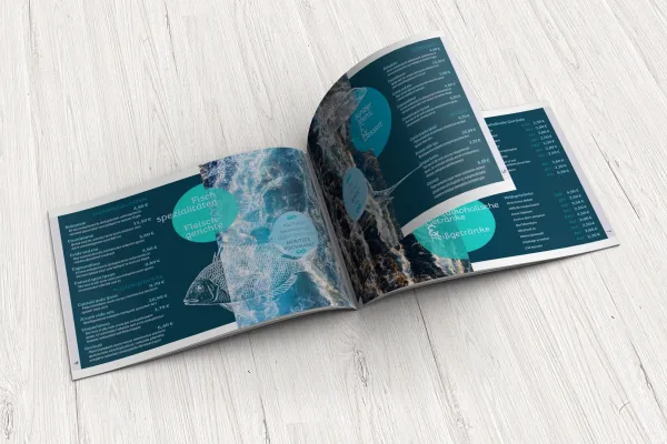 Speisekarten-Vorlagen zur Bearbeitung in InDesign
