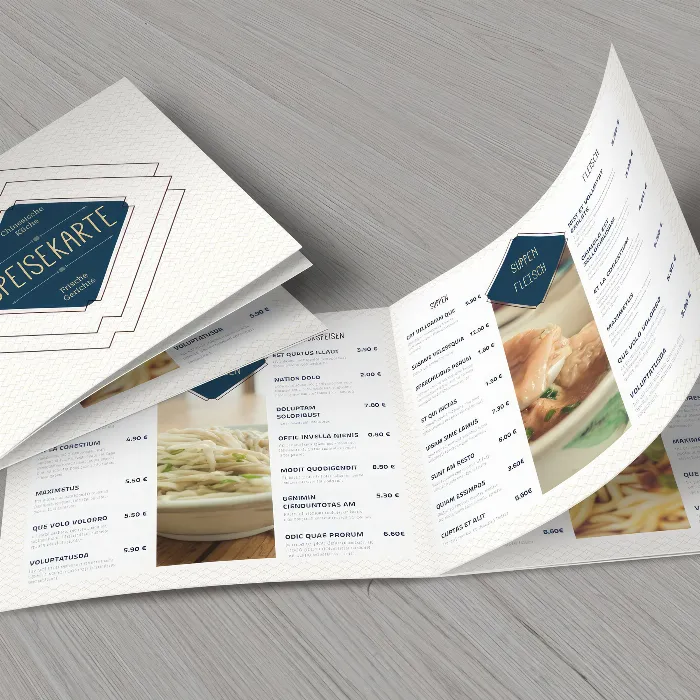 Speisekarten-Vorlagen für Designer und Gastronomen (InDesign, PowerPoint)