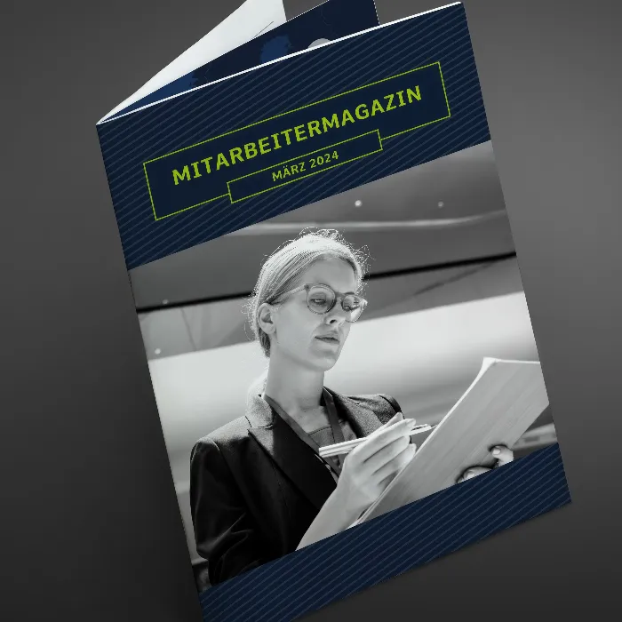 Layout-Vorlagen: Mitarbeiterzeitung, Betriebszeitung, Firmenzeitung