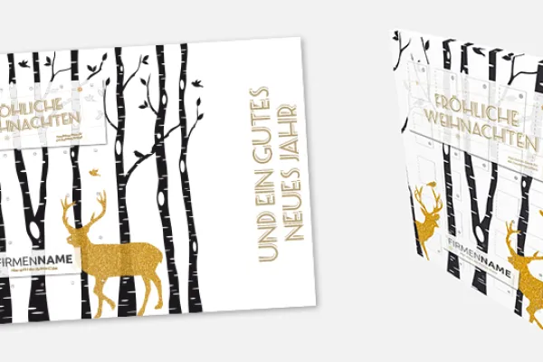 Illustrativer Adventskalender