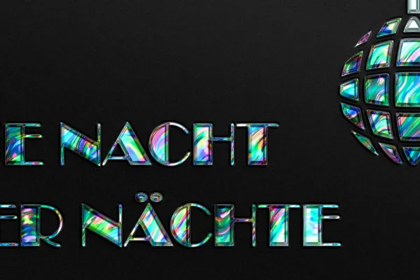 Text mit Holografie-Effekt