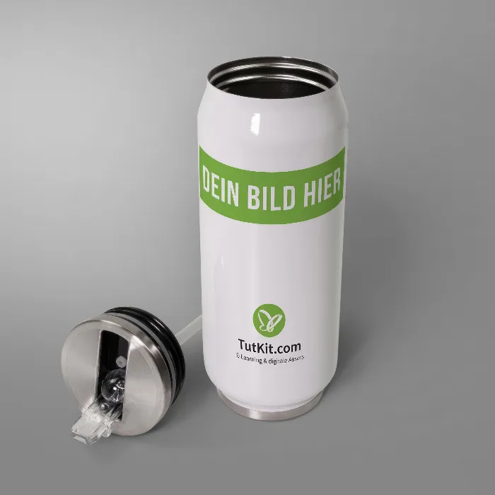 Photoshop-Mockups für Thermodosen