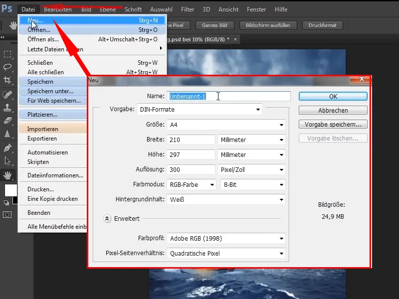 Photoshop-Composing - Das Orakel des Meeres - Teil 01: Einführung, Bildaufbau, Zielsetzung