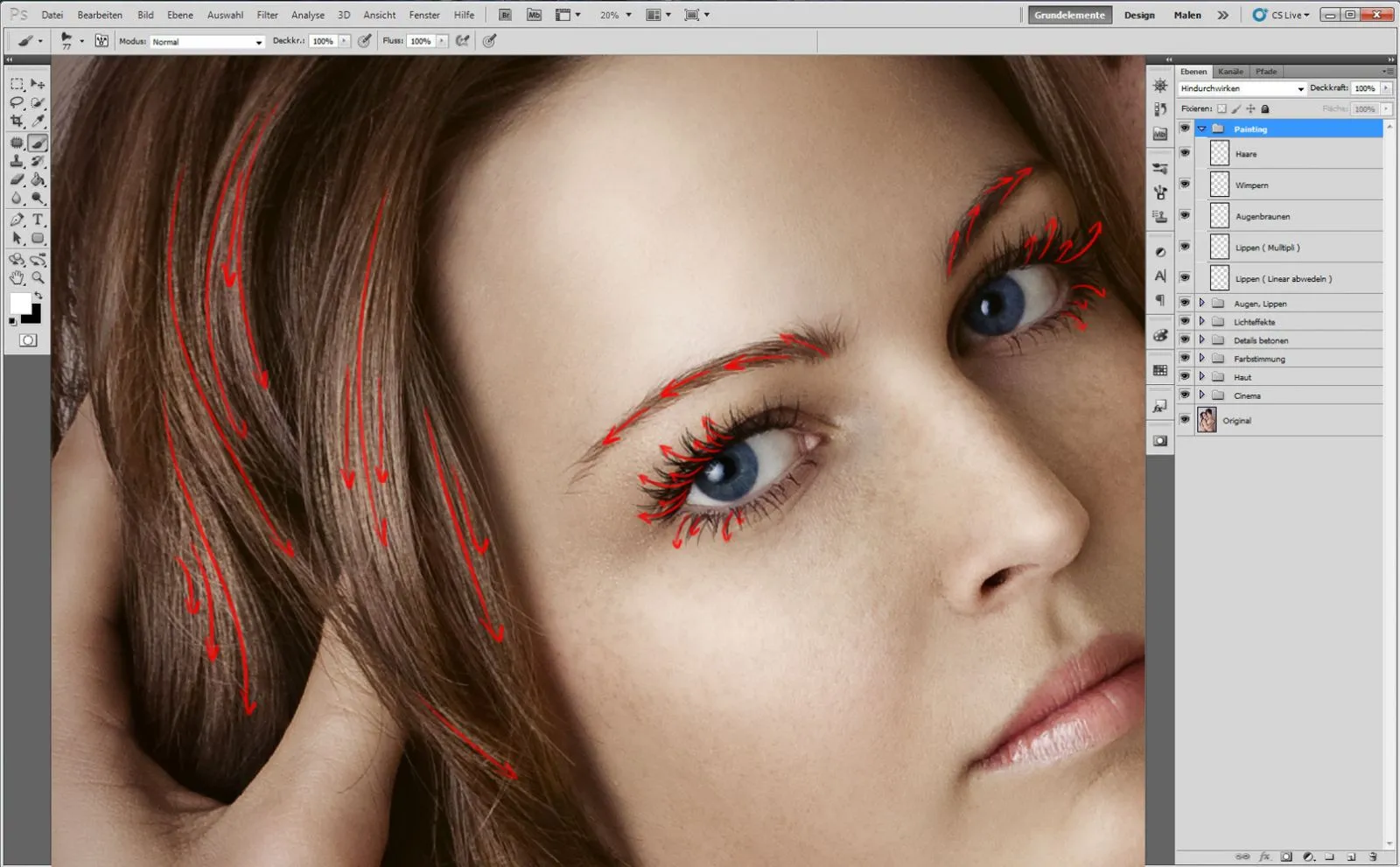 Belong to you: Bearbeitung des Bildlooks