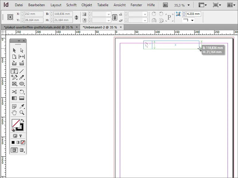 Plakat gestalten in Adobe InDesign - Teil 1: Strahleneffekt