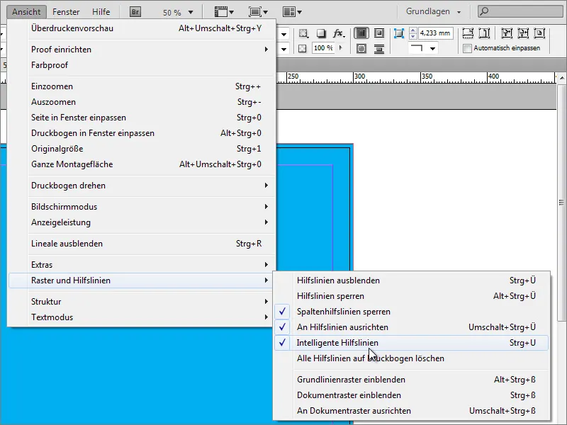 Plakat gestalten in Adobe InDesign - Teil 1: Strahleneffekt
