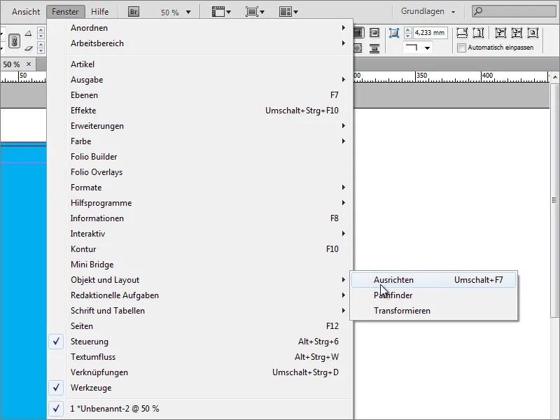 Plakat gestalten in Adobe InDesign - Teil 1: Strahleneffekt