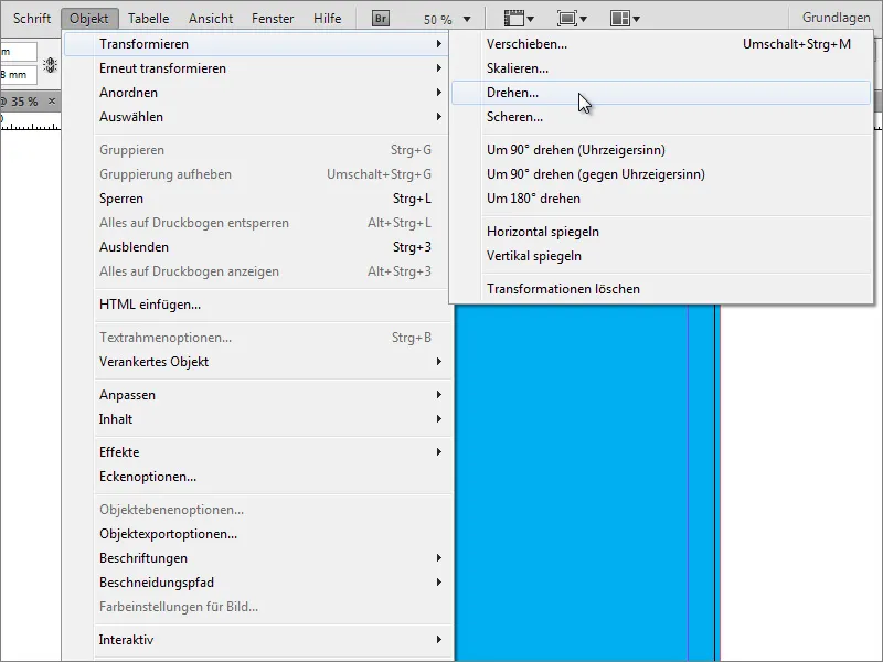 Plakat gestalten in Adobe InDesign - Teil 1: Strahleneffekt