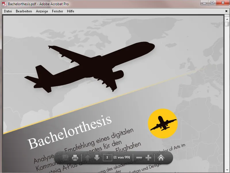 Übersicht über den Arbeitsbereich von Acrobat Übersicht über den Arbeitsbereich von Acrobat