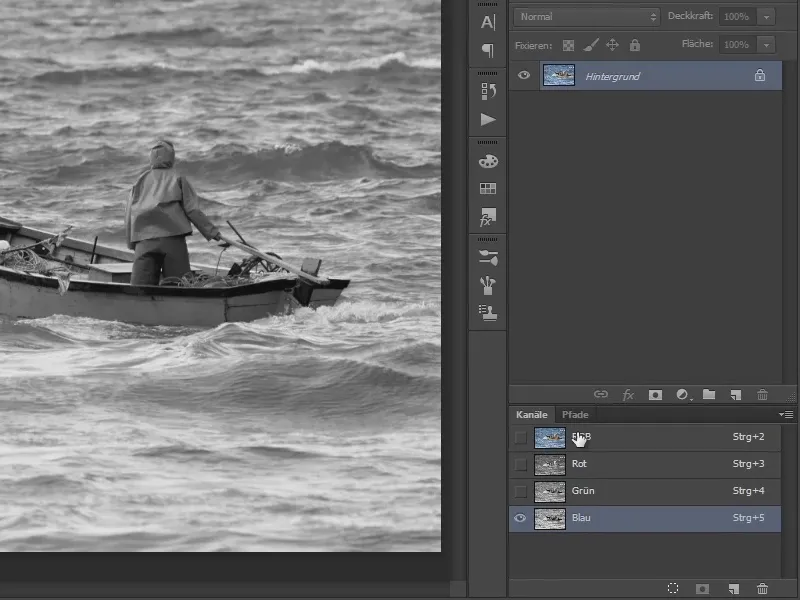 Photoshop-Composing - Das Orakel des Meeres - Teil 02: Boot freistellen und platzieren