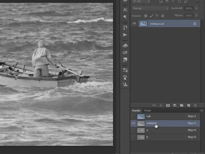 Photoshop-Composing - Das Orakel des Meeres - Teil 02: Boot freistellen und platzieren