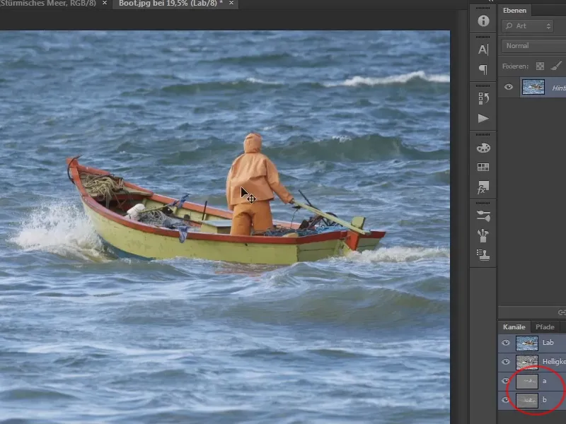 Photoshop-Composing - Das Orakel des Meeres - Teil 02: Boot freistellen und platzieren