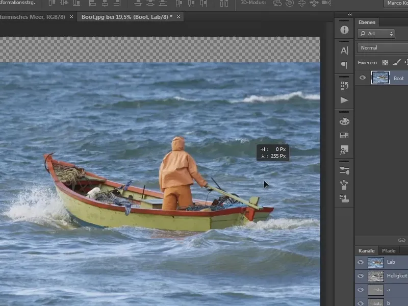 Photoshop-Composing - Das Orakel des Meeres - Teil 02: Boot freistellen und platzieren