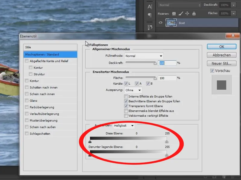 Photoshop-Composing - Das Orakel des Meeres - Teil 02: Boot freistellen und platzieren