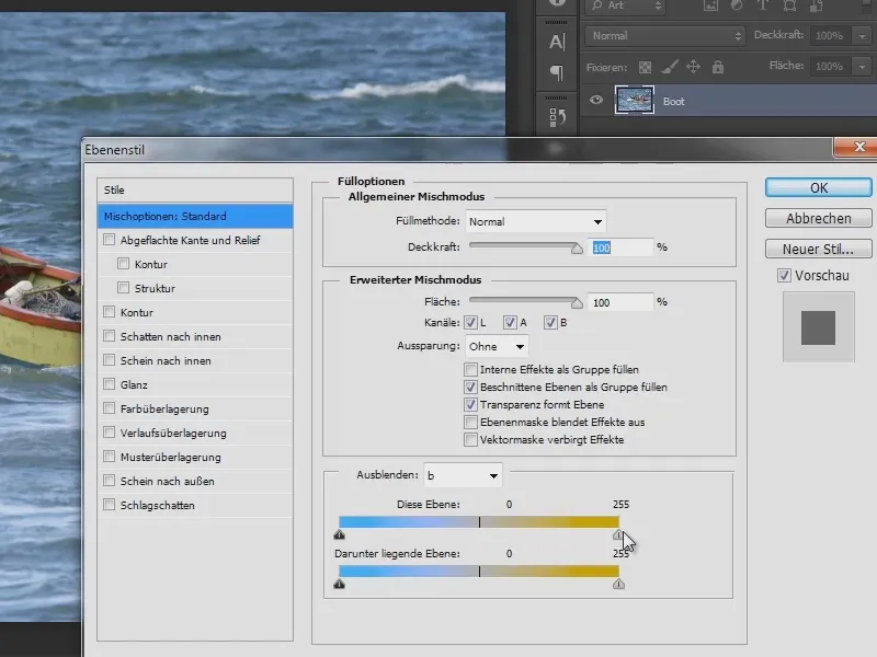 Photoshop-Composing - Das Orakel des Meeres - Teil 02: Boot freistellen und platzieren