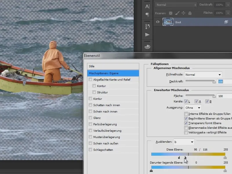 Photoshop-Composing - Das Orakel des Meeres - Teil 02: Boot freistellen und platzieren