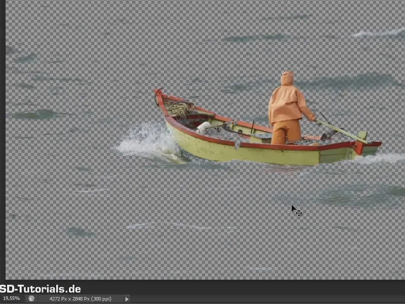 Photoshop-Composing - Das Orakel des Meeres - Teil 02: Boot freistellen und platzieren