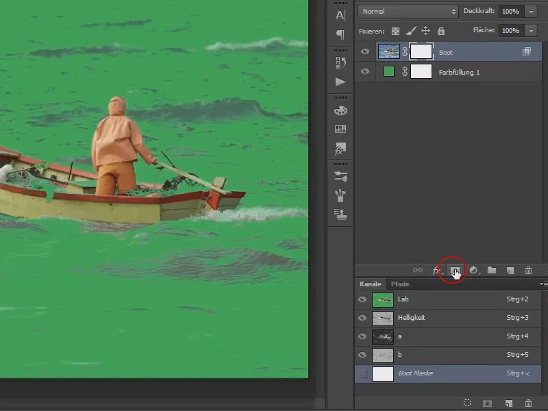 Photoshop-Composing - Das Orakel des Meeres - Teil 02: Boot freistellen und platzieren