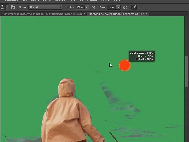 Photoshop-Composing - Das Orakel des Meeres - Teil 02: Boot freistellen und platzieren