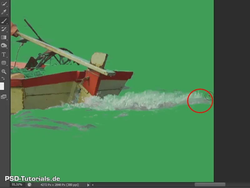 Photoshop-Composing - Das Orakel des Meeres - Teil 02: Boot freistellen und platzieren