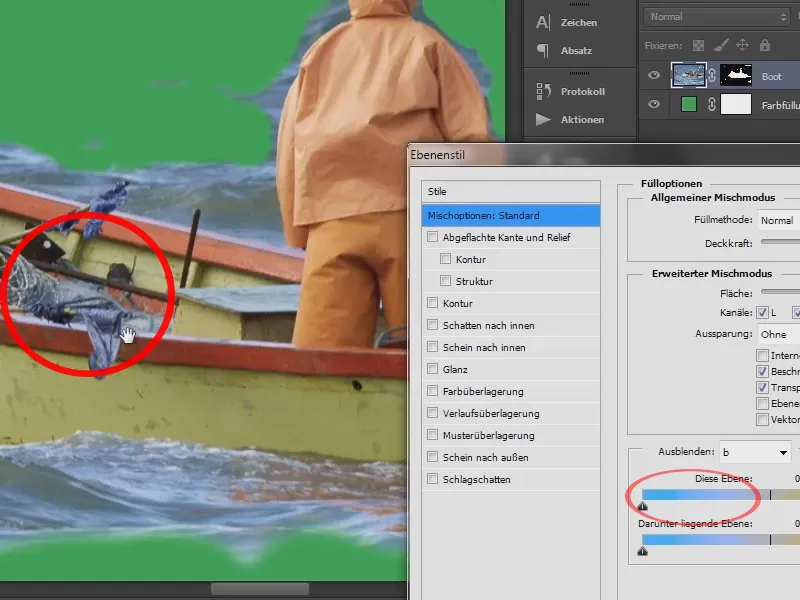 Photoshop-Composing - Das Orakel des Meeres - Teil 02: Boot freistellen und platzieren