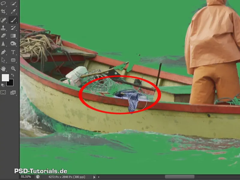 Photoshop-Composing - Das Orakel des Meeres - Teil 02: Boot freistellen und platzieren