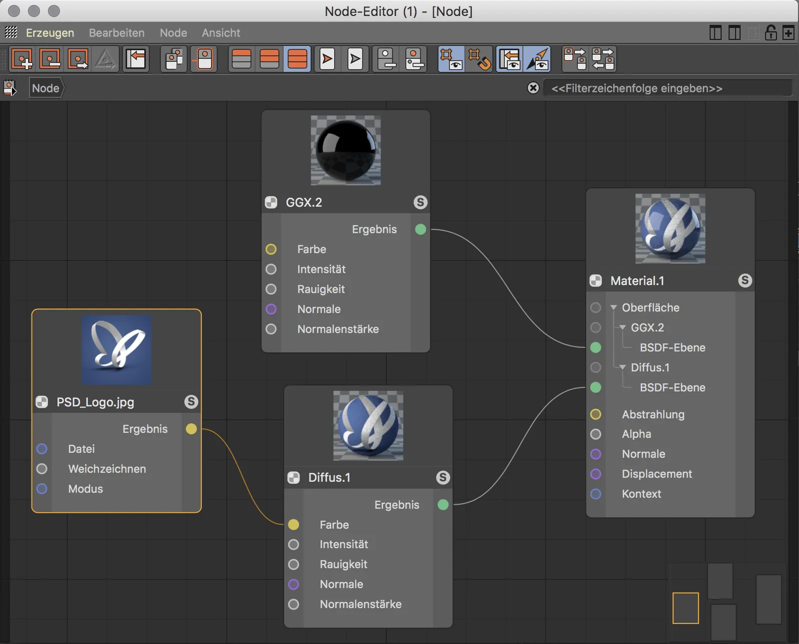 Neu in Release 20 – Node-basierte Materialien