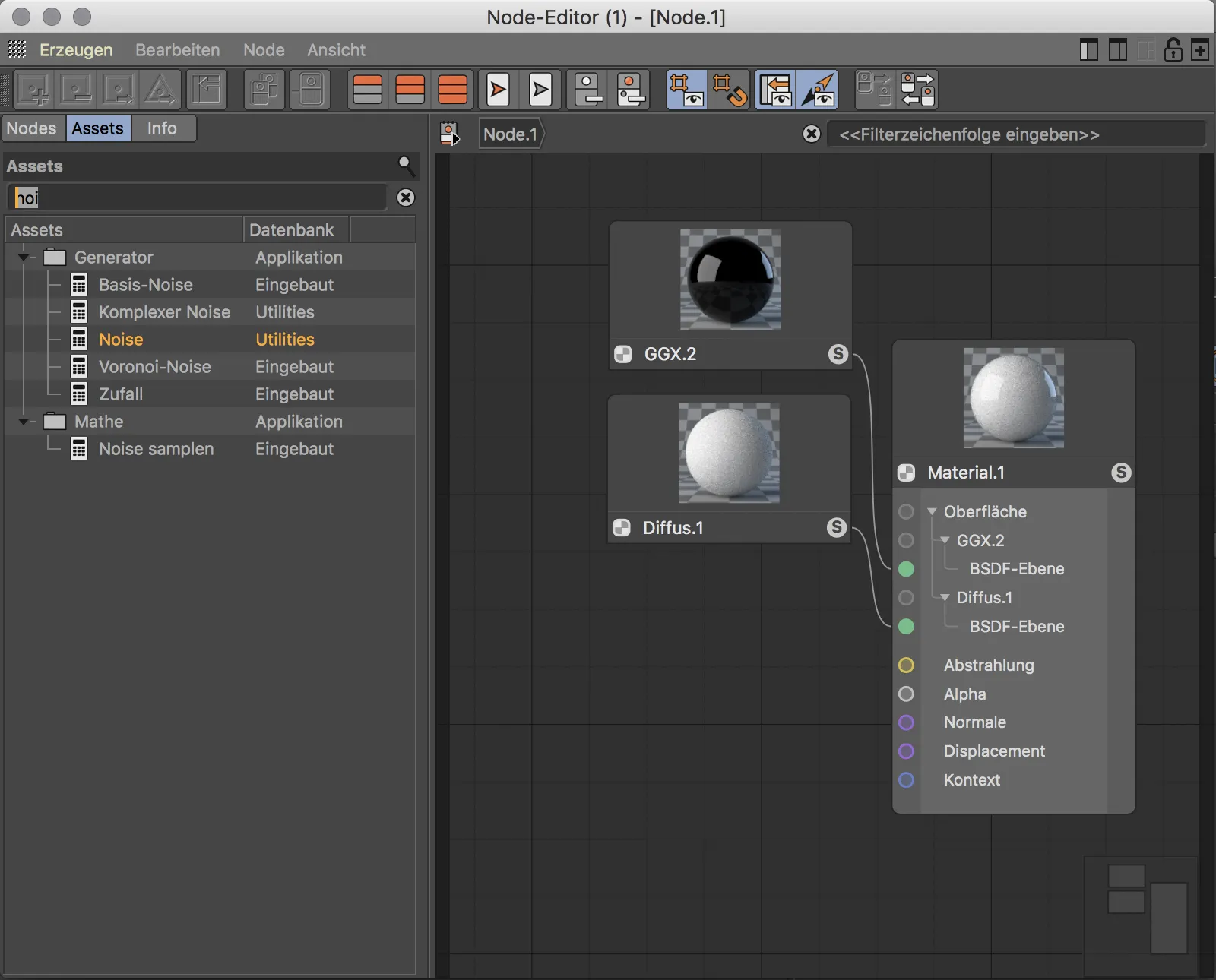 Neu in Release 20 – Node-basierte Materialien
